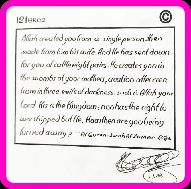 3 Fingers Handwriting