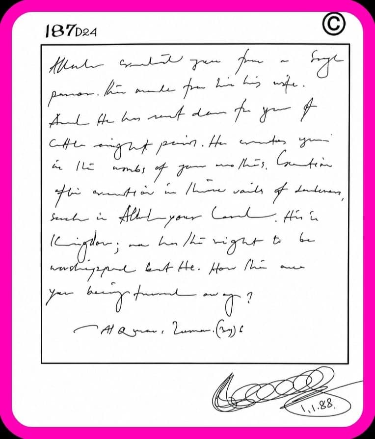 3 Fingers Handwriting